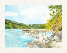 Load image into Gallery viewer, The Dock, Donner Lake – Giclée Print