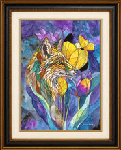 Load image into Gallery viewer, Fox and Butterfly Giclee Print