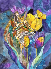 Load image into Gallery viewer, Fox and Butterfly  Giclee Print
