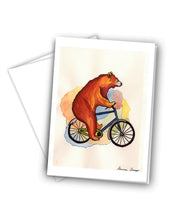 Load image into Gallery viewer, BearCycle Greeting Card
