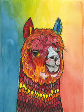 Load image into Gallery viewer, Coquette The Alpaca Greeting Card
