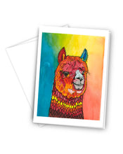 Load image into Gallery viewer, Coquette The Alpaca Greeting Card
