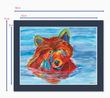 Load image into Gallery viewer, Bear in The Water
