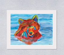 Load image into Gallery viewer, Bear in The Water
