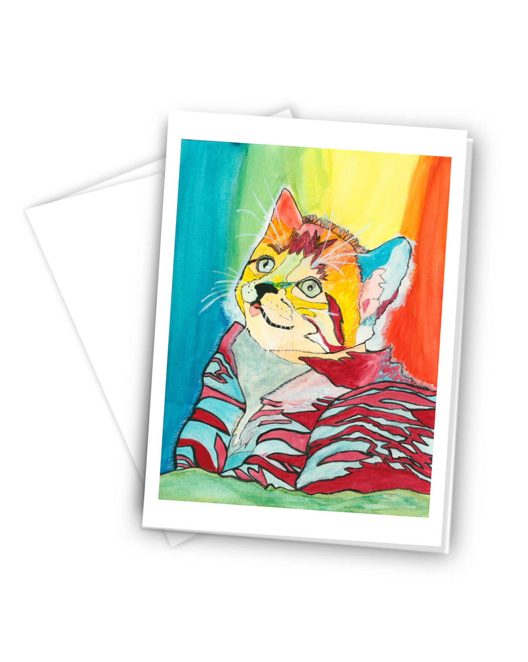 Cojin The Cat Greeting Card
