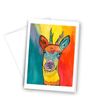 Load image into Gallery viewer, Conspicuous Deer Greeting Card
