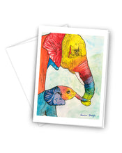 Load image into Gallery viewer, Mama Elephant Greeting Card
