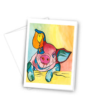 Load image into Gallery viewer, The Pig Greeting Card
